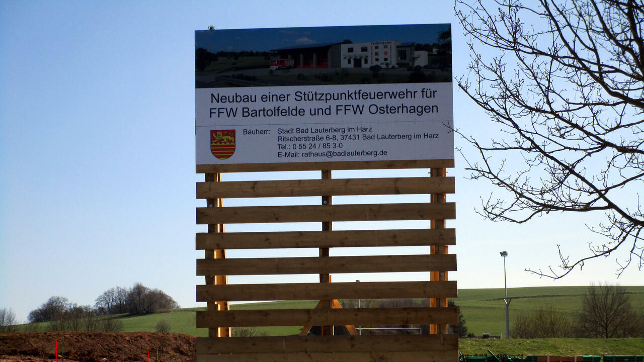 Neubau eines Feuerwehrhauses für Bartolfelde und Osterhagen