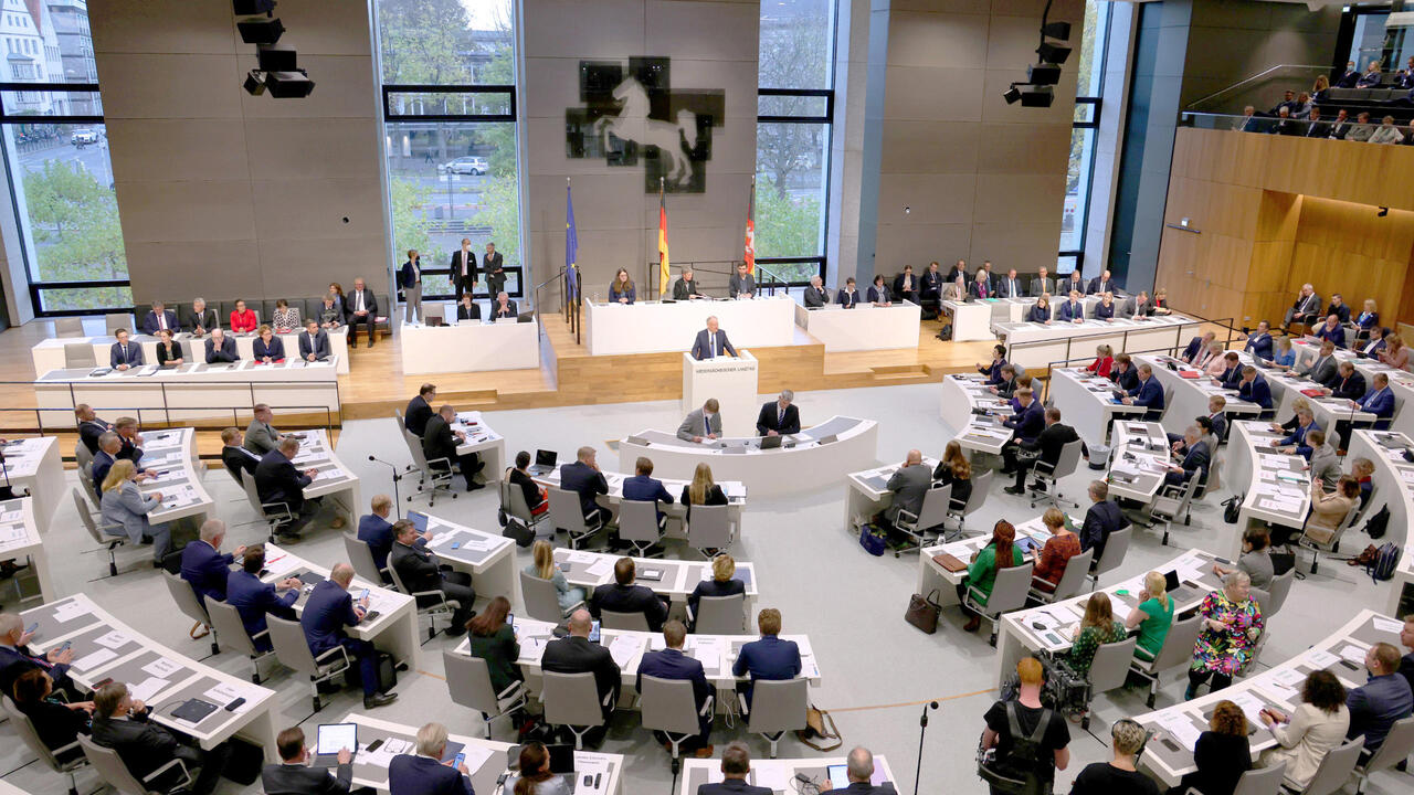 Plenum des niedersächsischen Landtags der 19. Wahlperiode