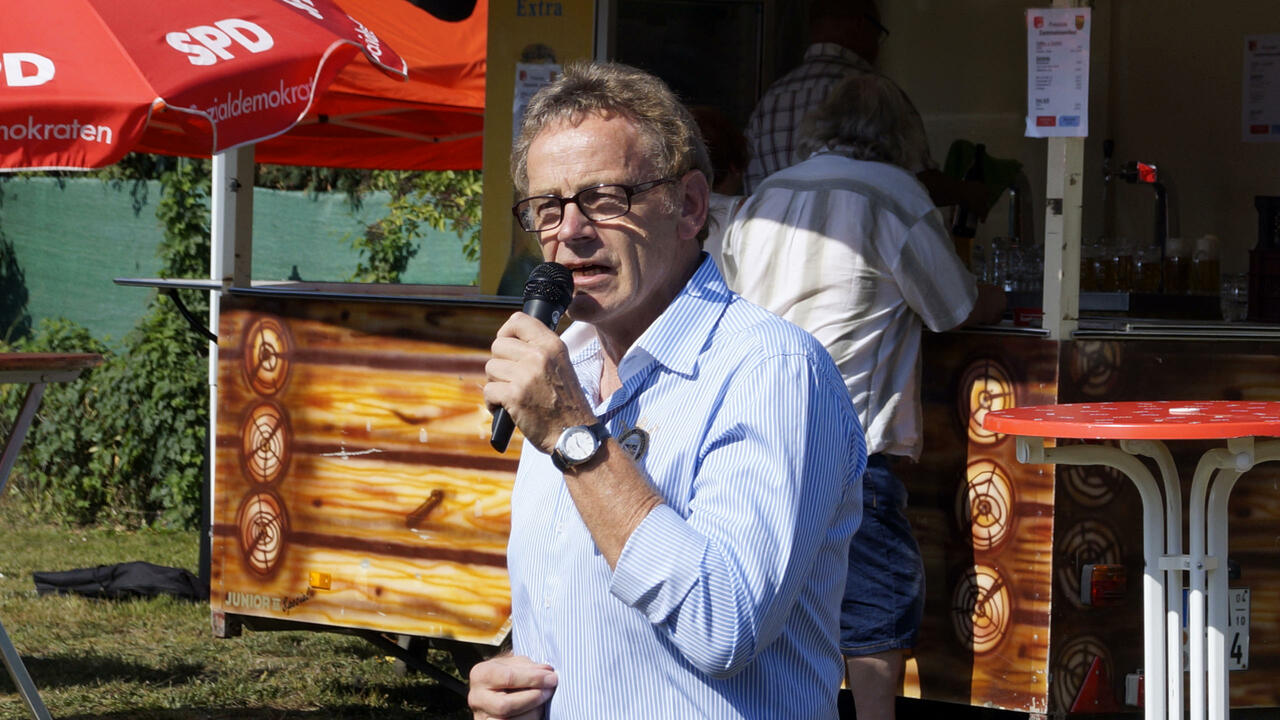 Karl Heinz Hausmann auf dem Dammwiesenfest 2019